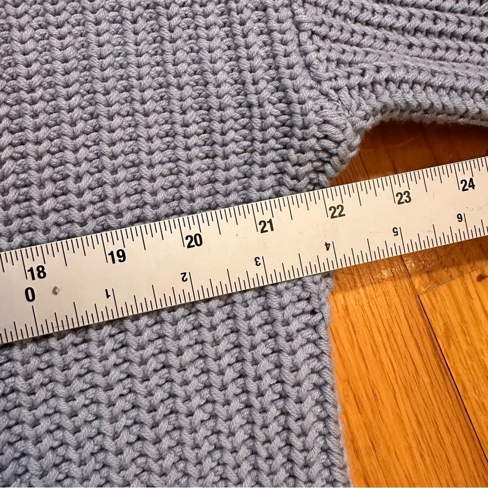 Haven Well Within fisherman sweater featuring a button-up mock neck. Sz M (a1) - Picture 11 of 16